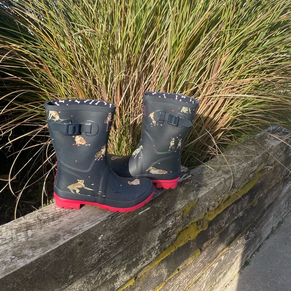 Joules Shoes Joules Womens 8 Med Rubber Rain Boots Poshmark